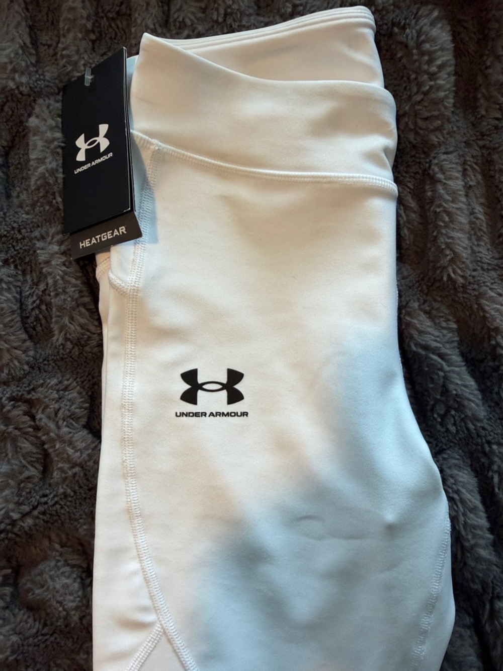 Under Armour White Girls' HeatGear Performance Leggings